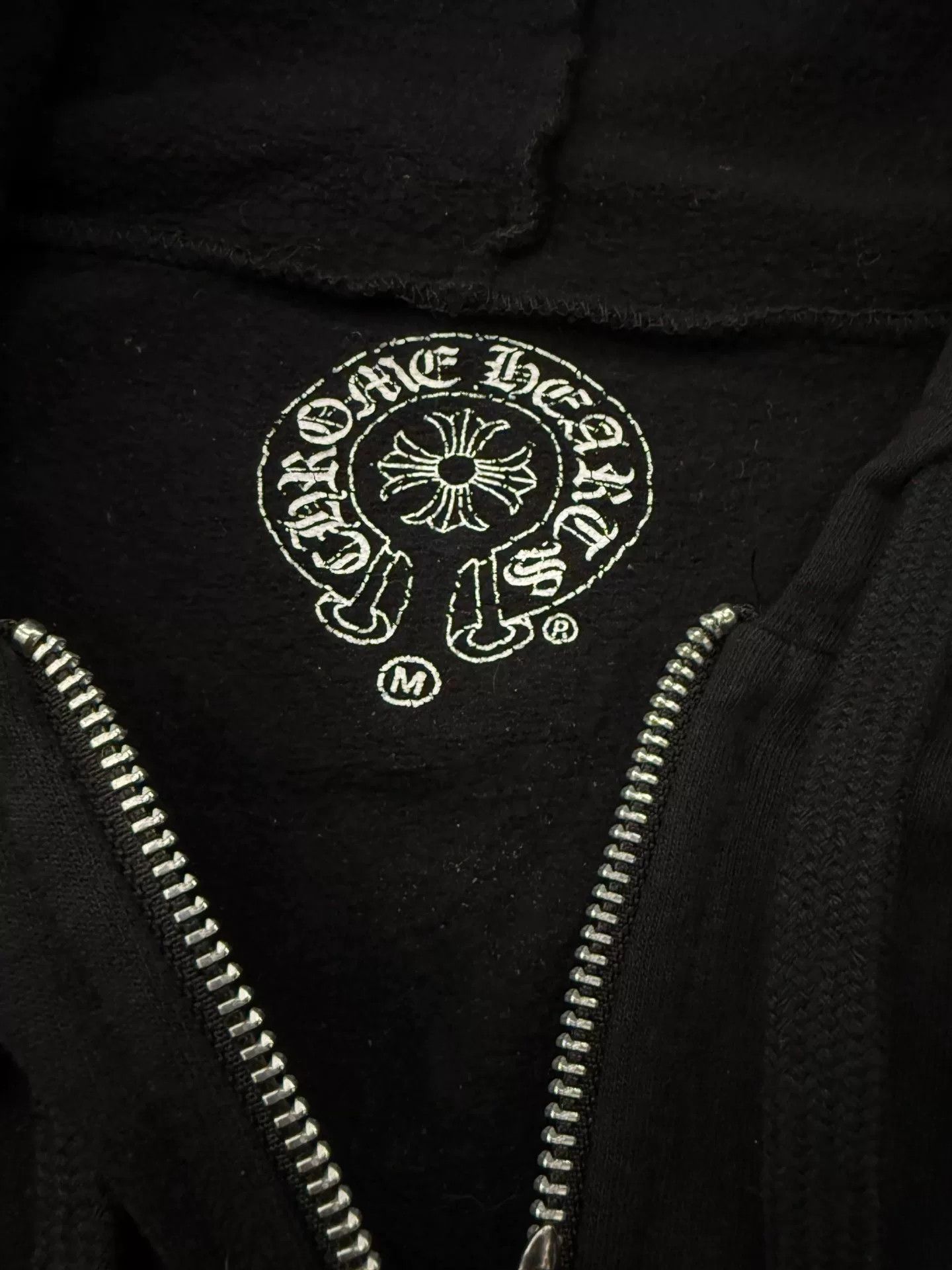 Chrome Hearts Chrome Hearts Black Zip Hoodie with Sword Prints Size US M / EU 48-50 / 2 - 4 Thumbnail