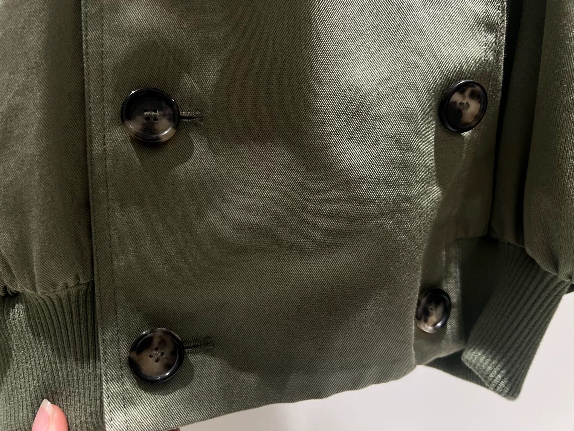 Loewe LOEWE Khaki Short Trench Jacket Size US XS / EU 42 / 0 - 4 Thumbnail