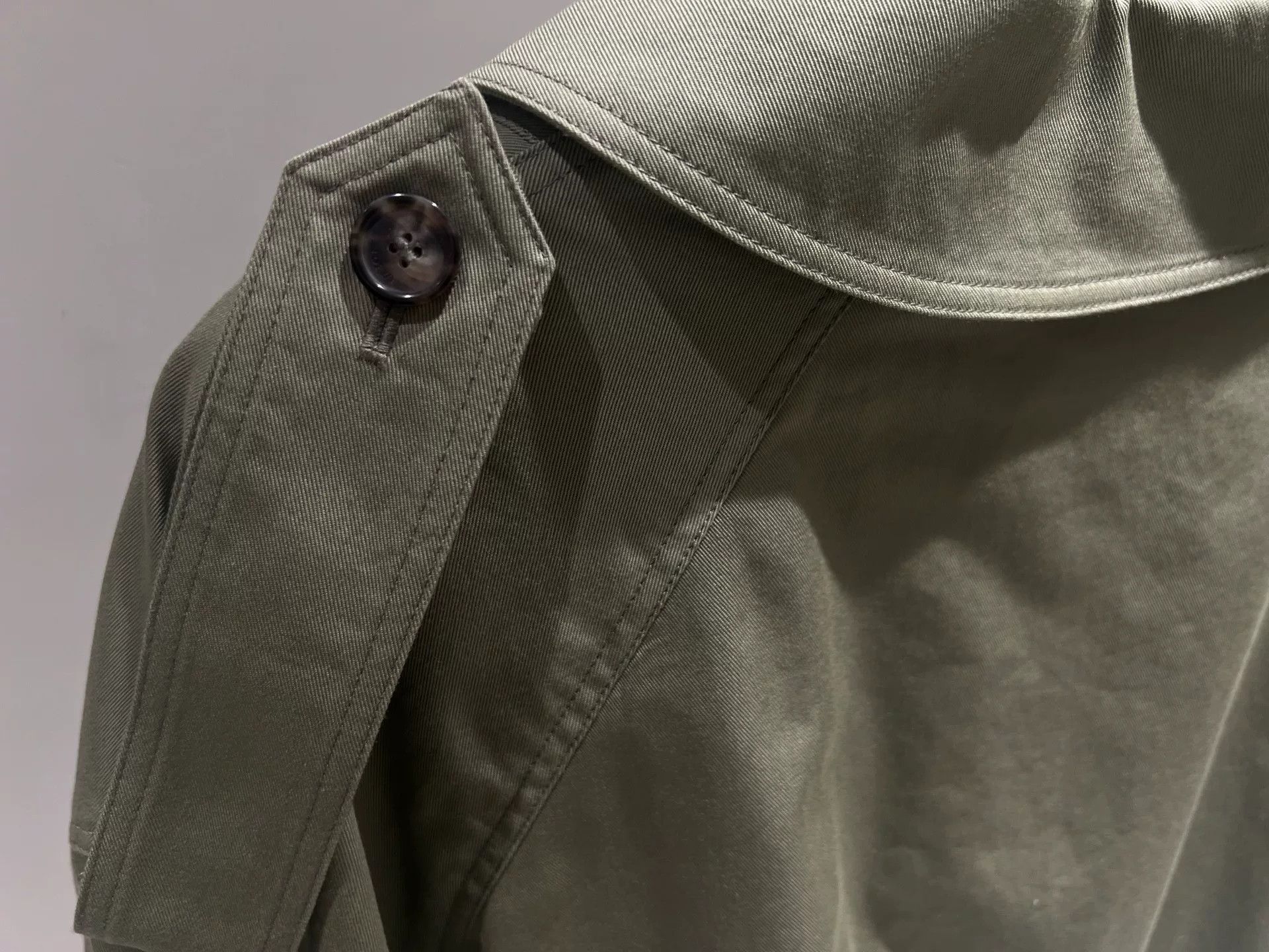 Loewe LOEWE Khaki Short Trench Jacket Size US XS / EU 42 / 0 - 6 Thumbnail
