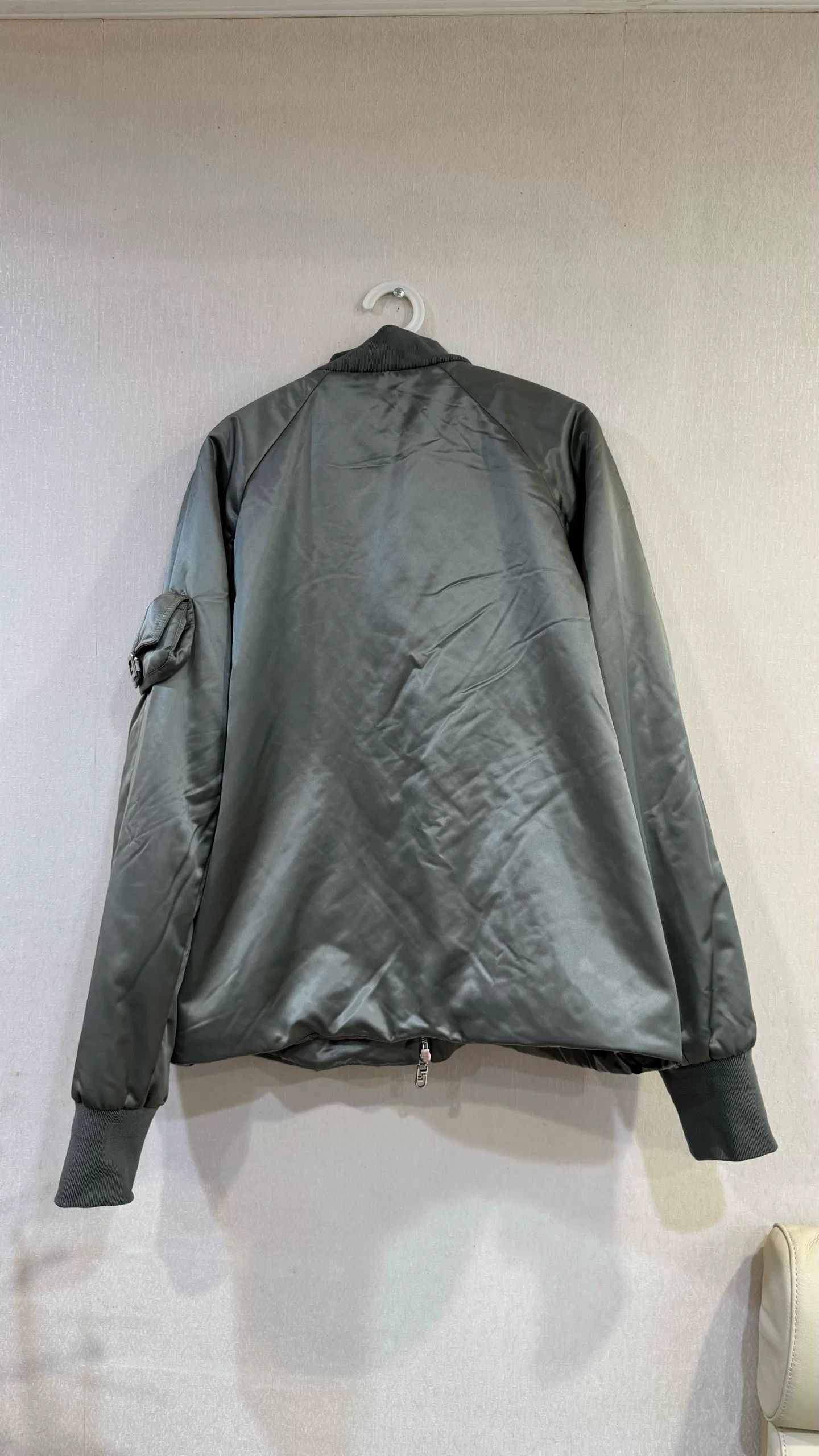 Fendi Fendi Solid Color Bomber Jacket Size US XL / EU 56 / 4 - 2 Thumbnail