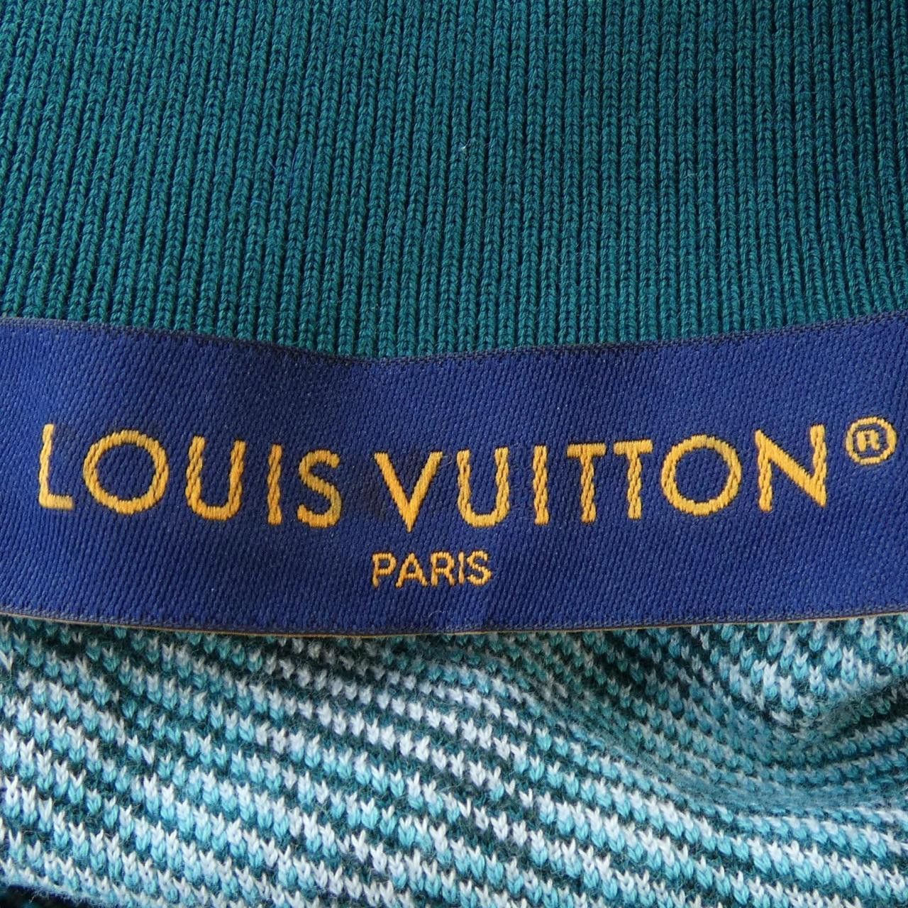 Louis Vuitton Louis Vuitton Louis Vuitton Graphic Cotton Knit Blouson Cotton Outerwear HPN35WZ34 DUTY FREE for USA Size ONE SIZE - 4 Thumbnail