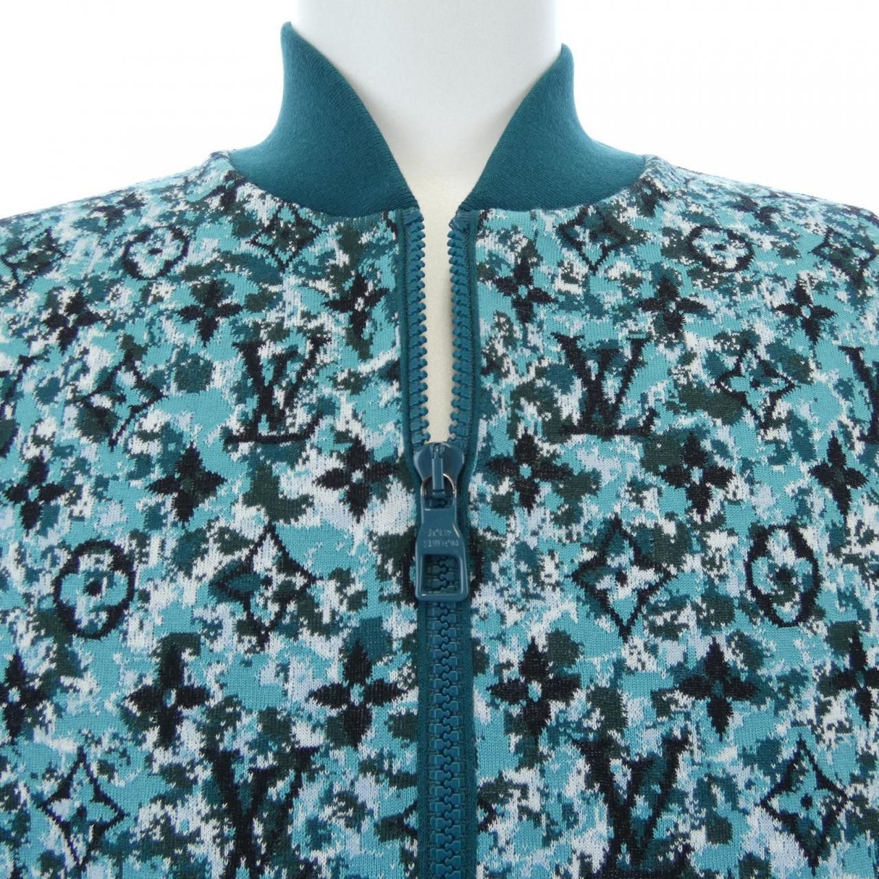 Louis Vuitton Louis Vuitton Louis Vuitton Graphic Cotton Knit Blouson Cotton Outerwear HPN35WZ34 DUTY FREE for USA Size ONE SIZE - 5 Thumbnail