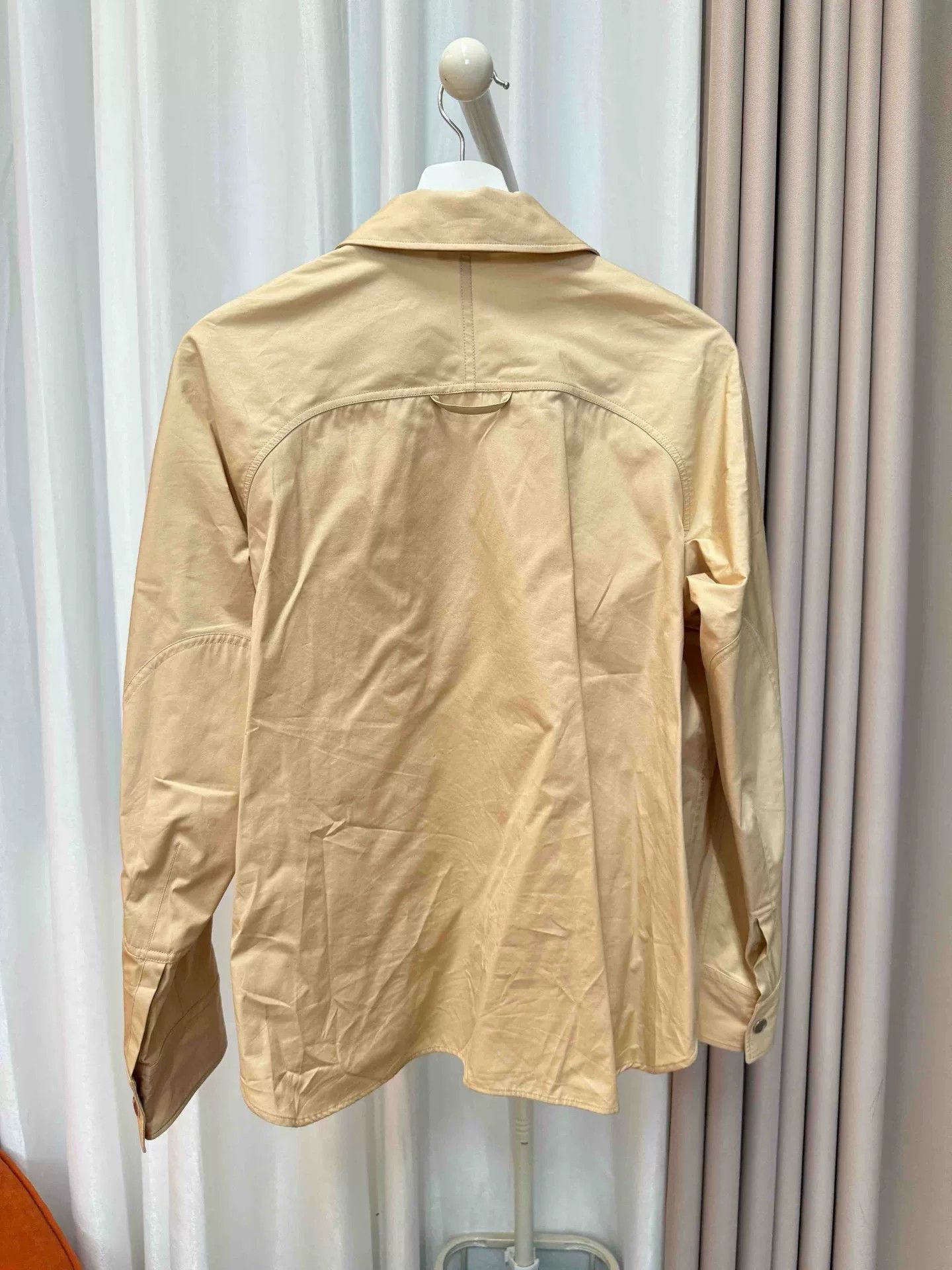 Hermes Hermes Asymmetrical Shirt Jacket Size US S / EU 44-46 / 1 - 2 Thumbnail