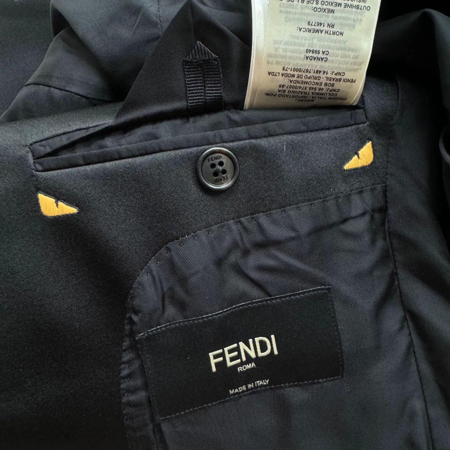 Fendi Fendi Monster Classic Blazer Size US S / EU 44-46 / 1 - 9 Thumbnail
