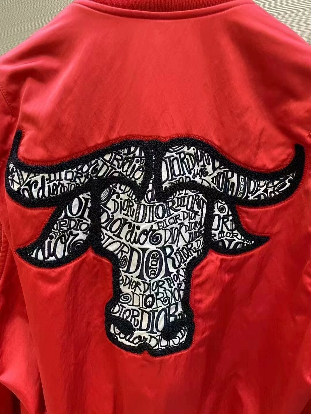 Dior Dior Silk Embroidered Bull Head Jacket Size US M / EU 48-50 / 2 - 5 Thumbnail