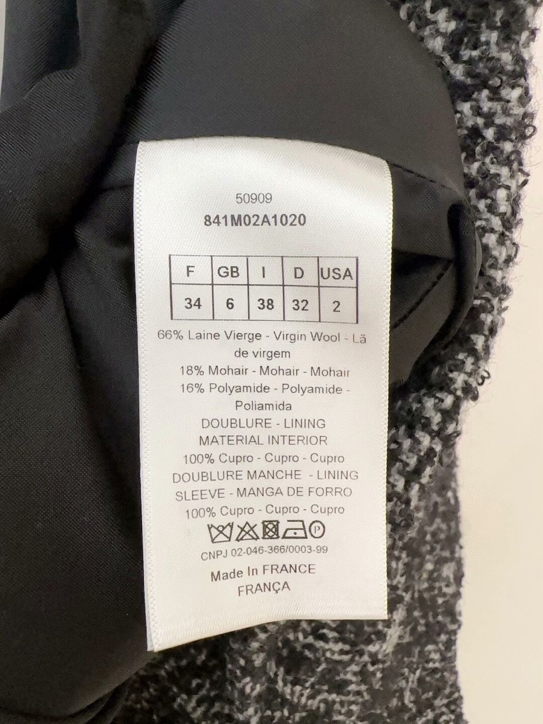 Dior dior wool coat with snowflake pattern Size US XS / EU 42 / 0 - 6 Thumbnail