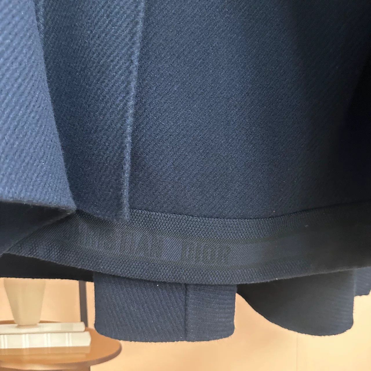 Dior dior navy wool cape coat size 44 Size US L / EU 52-54 / 3 - 3 Thumbnail