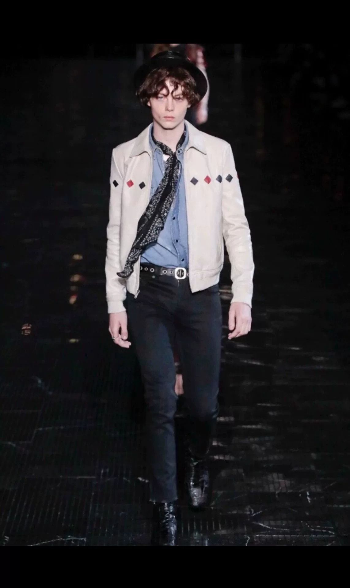 Saint Laurent Paris new saint laurent vintage leather jacket Size US L / EU 52-54 / 3 - 2 Thumbnail