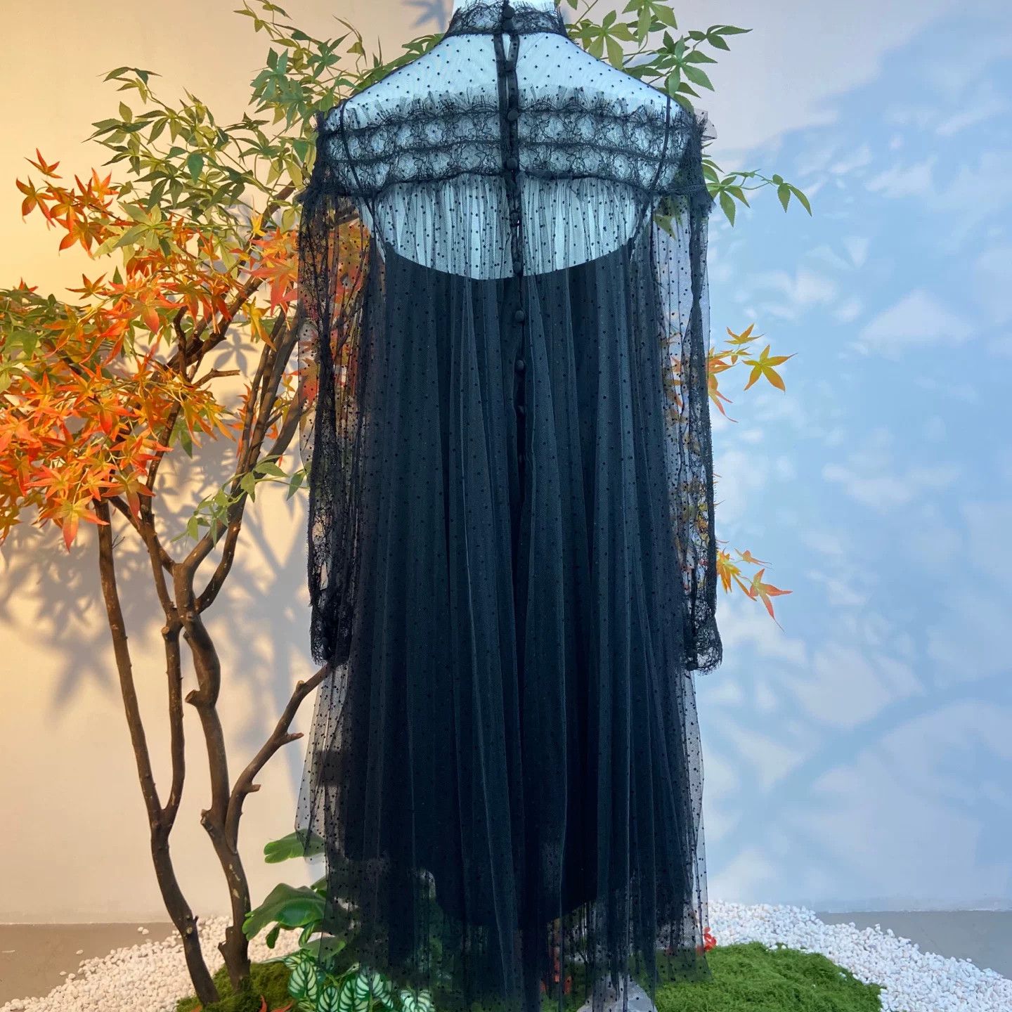 Dior black lace skirt by dior size 36 Size US 36 / EU 52 - 3 Thumbnail