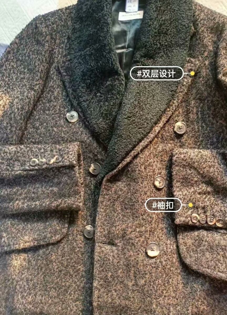 Dries Van Noten dries van noten men's wool overcoat Size US L / EU 52-54 / 3 - 6 Thumbnail