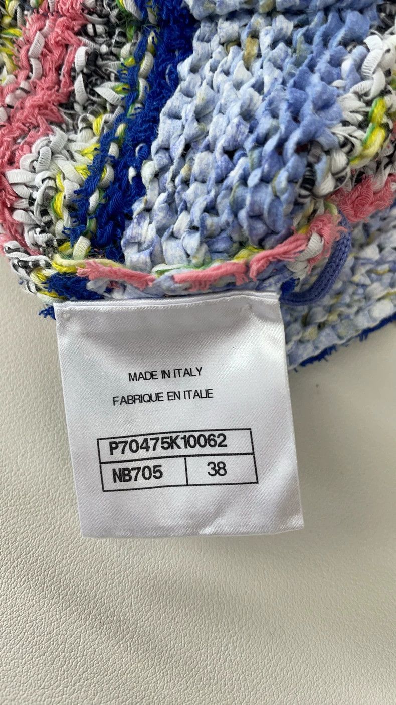 Chanel Chanel Colorful Woven Knit Skirt Size US 38 / EU 54 - 4 Thumbnail