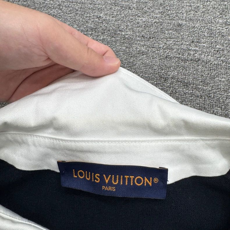 Louis Vuitton Louis Vuitton LV Embroidered Polo Shirt Size US L / EU 52-54 / 3 - 3 Thumbnail