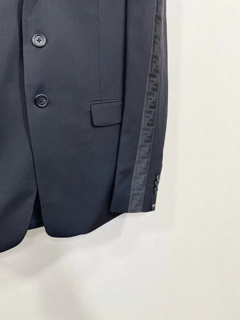 Fendi FENDI Wool Single-Breasted Blazer Size US S / EU 44-46 / 1 - 3 Thumbnail