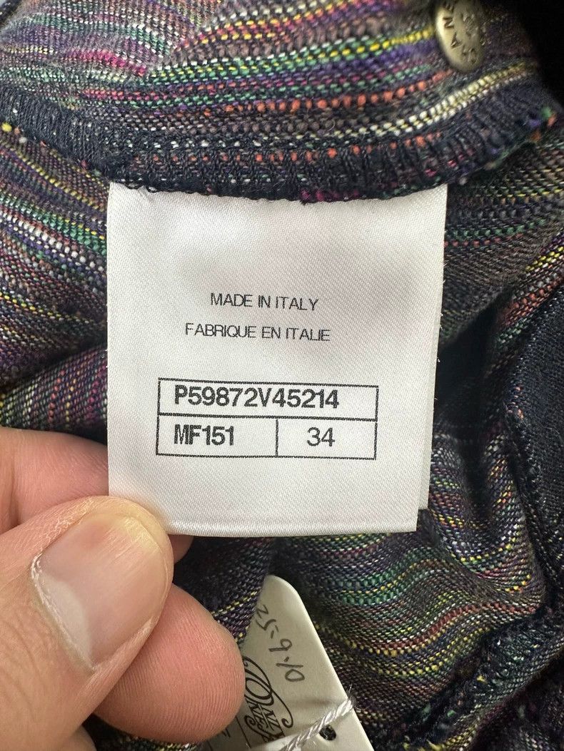 Chanel Chanel Dark Blue Denim Wide-Leg Pants Size US 34 / EU 50 - 5 Thumbnail