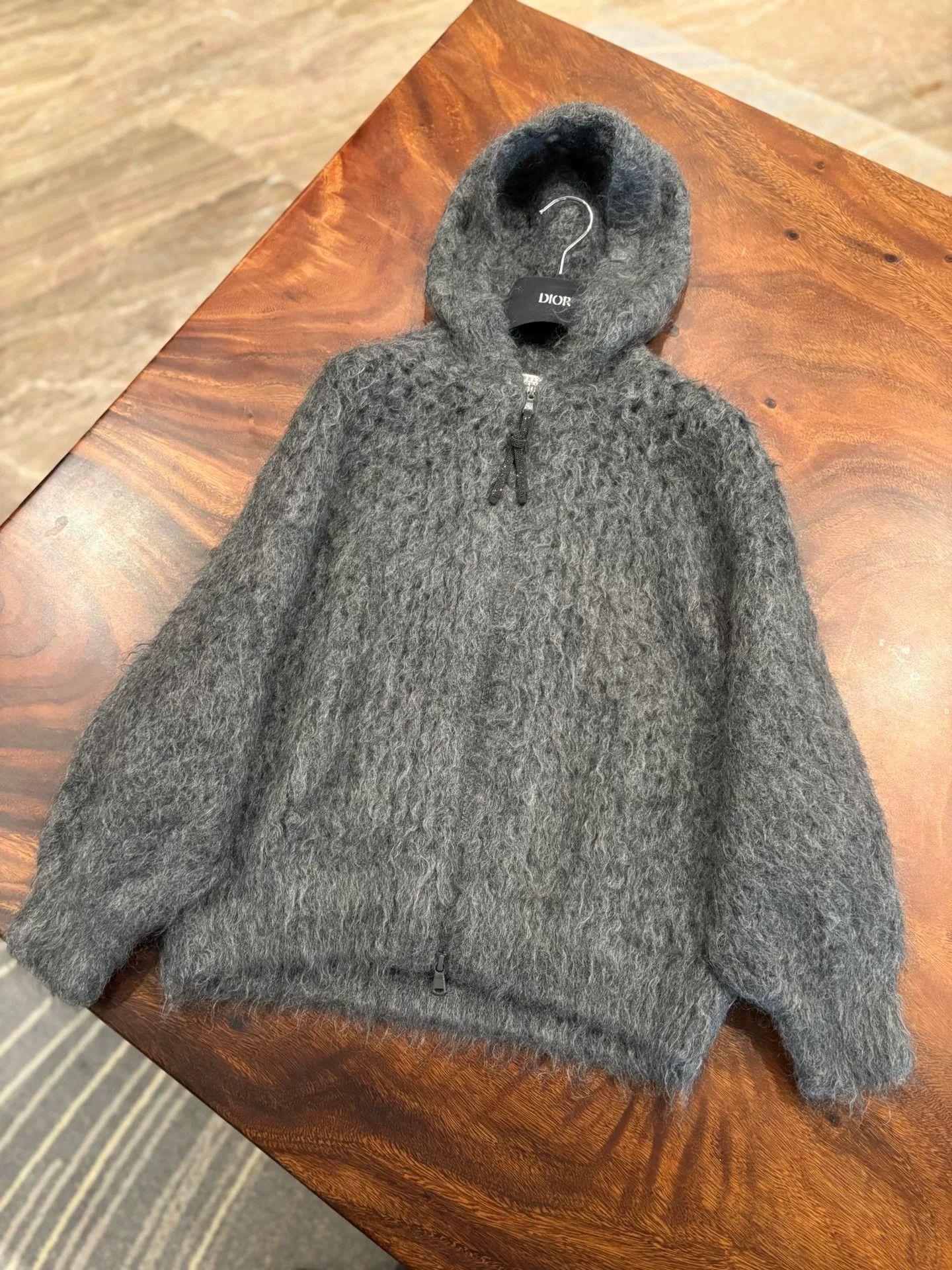 Brunello Cucinelli Brunello Cucinelli Mohair Zip Hoodie Size US M / EU 48-50 / 2 - 3 Thumbnail