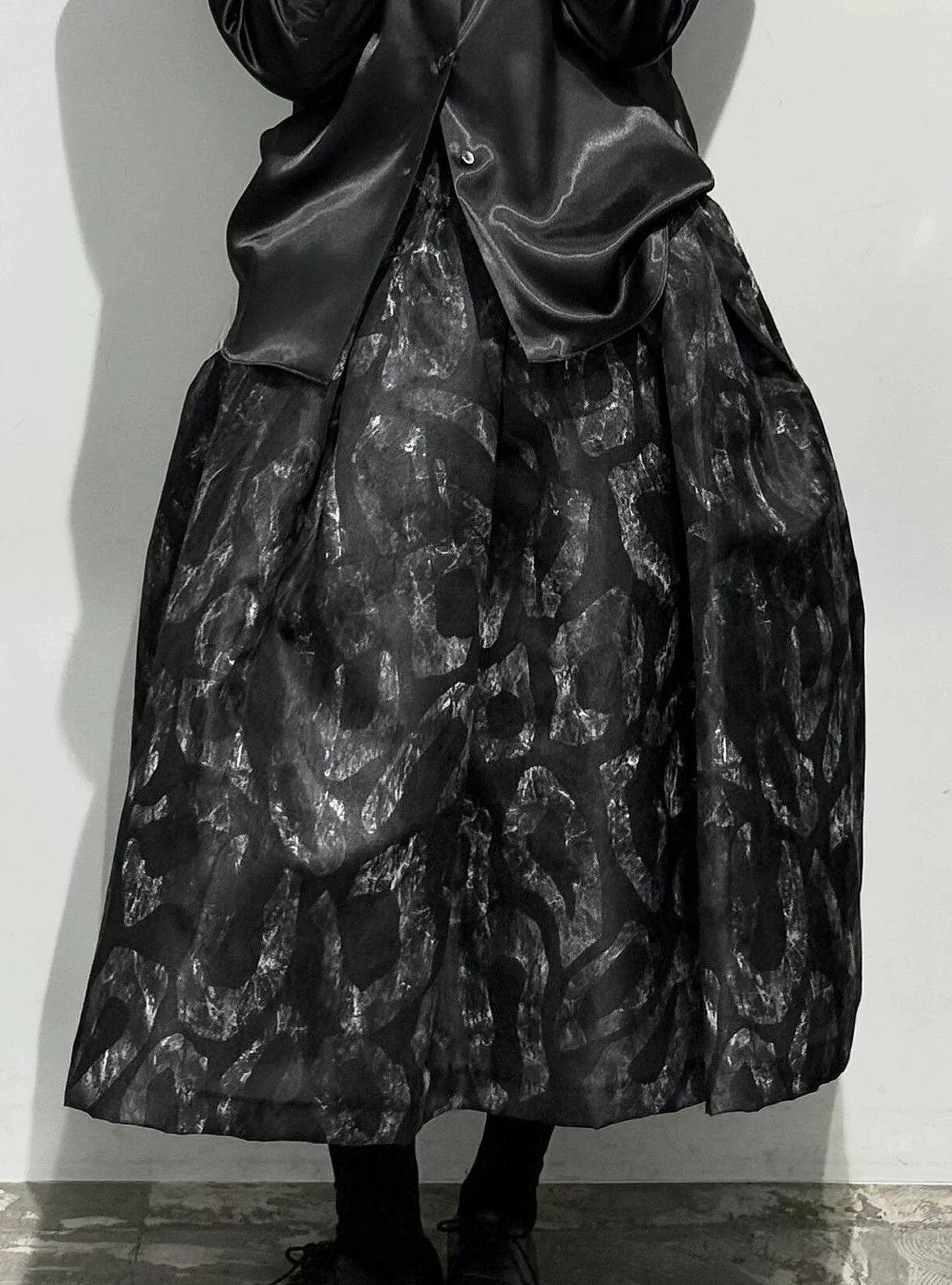 Comme des Garcons Comme des Garcons 25SS Black Skirt Size US 35 - 2 Thumbnail