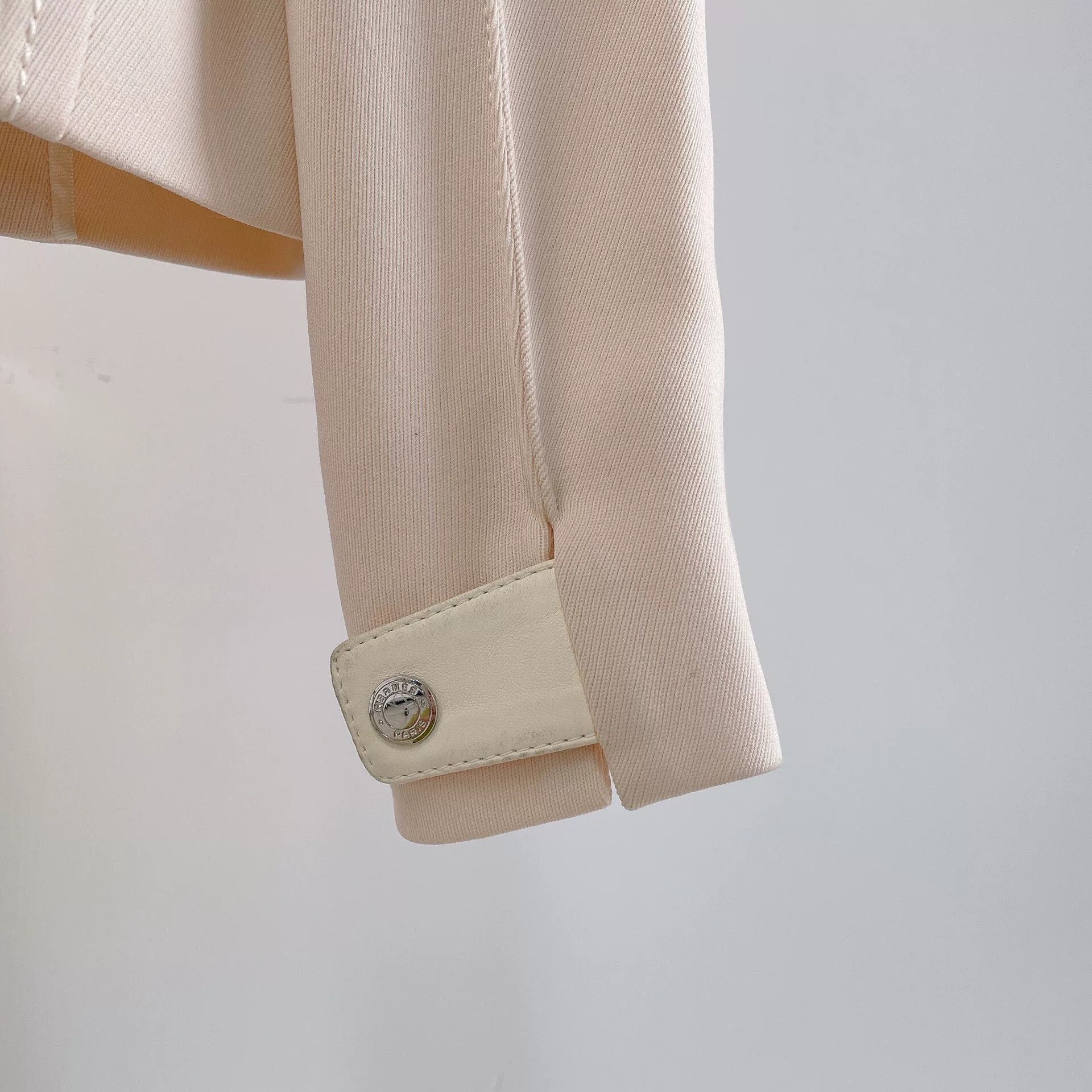 Hermes Hermes Beige Wool Coat Jacket Size US S / EU 44-46 / 1 - 5 Thumbnail