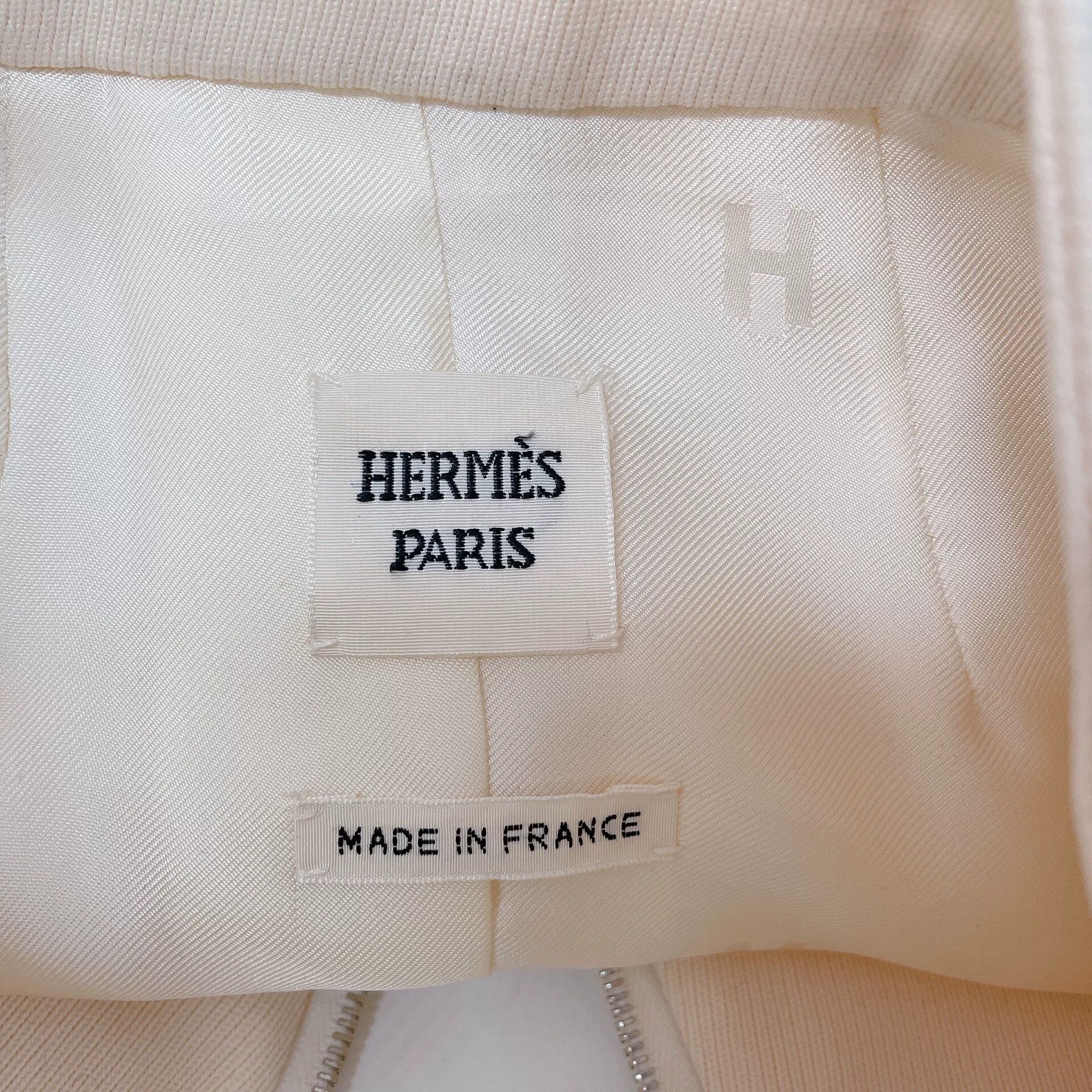Hermes Hermes Beige Wool Coat Jacket Size US S / EU 44-46 / 1 - 9 Thumbnail