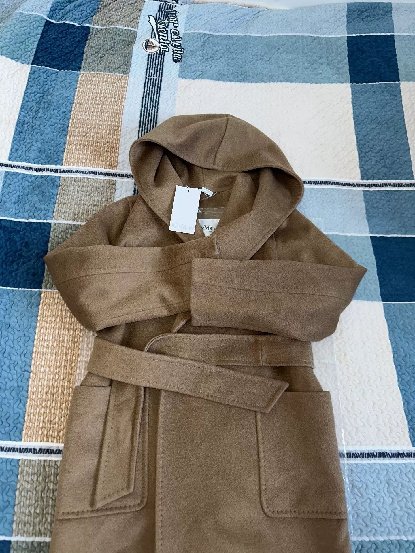 Max Mara MaxMara Rialto Camel Hooded Coat Size US S / EU 44-46 / 1 - 3 Thumbnail