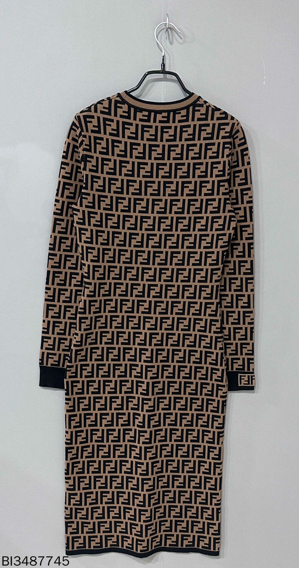Fendi Fendi Monogram Knit Dress Size US 36 / EU 52 - 3 Thumbnail