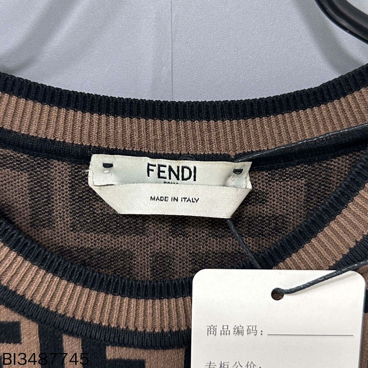 Fendi Fendi Monogram Knit Dress Size US 36 / EU 52 - 4 Thumbnail