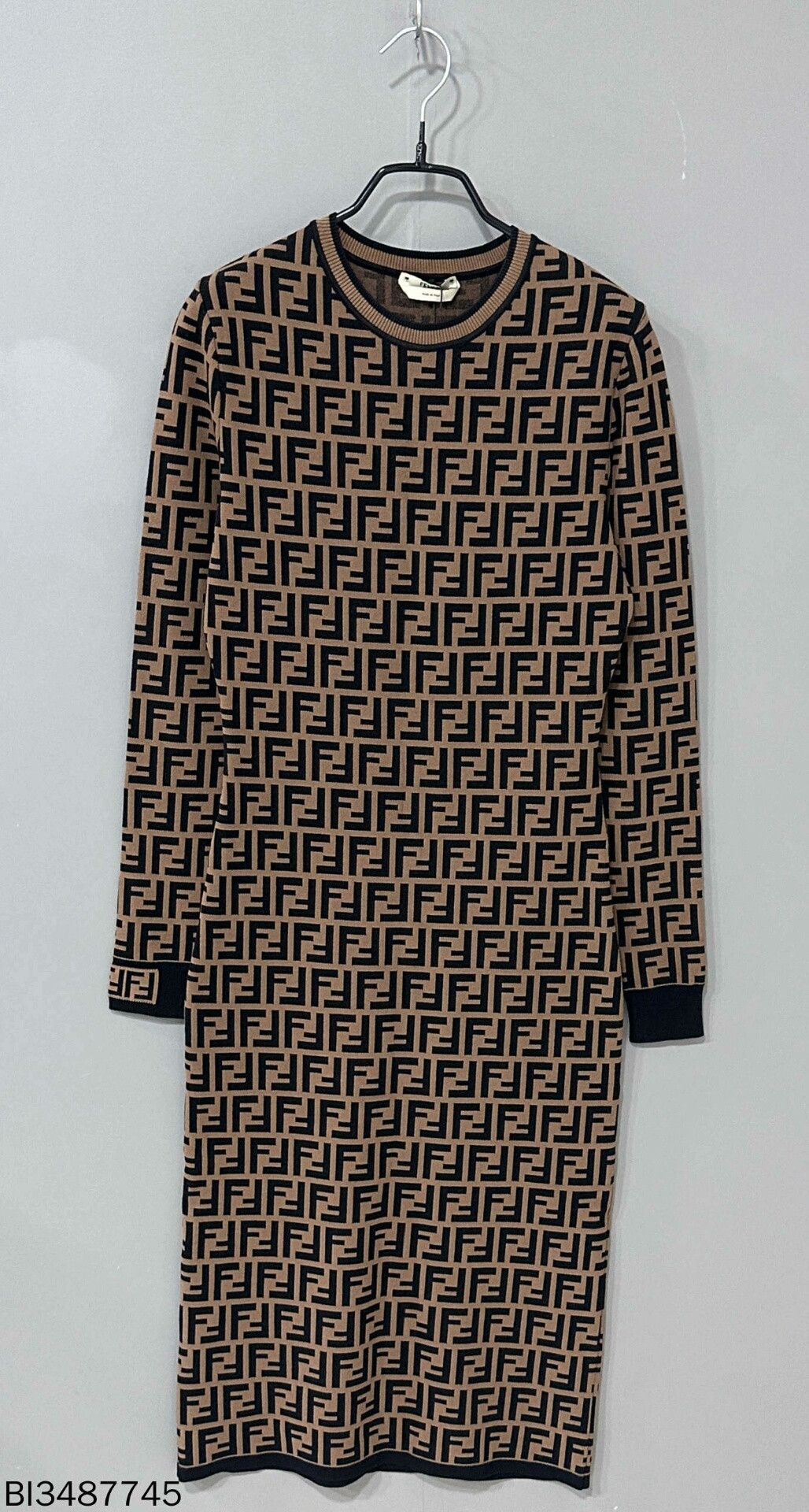 Fendi Fendi Monogram Knit Dress Size US 36 / EU 52 - 2 Thumbnail