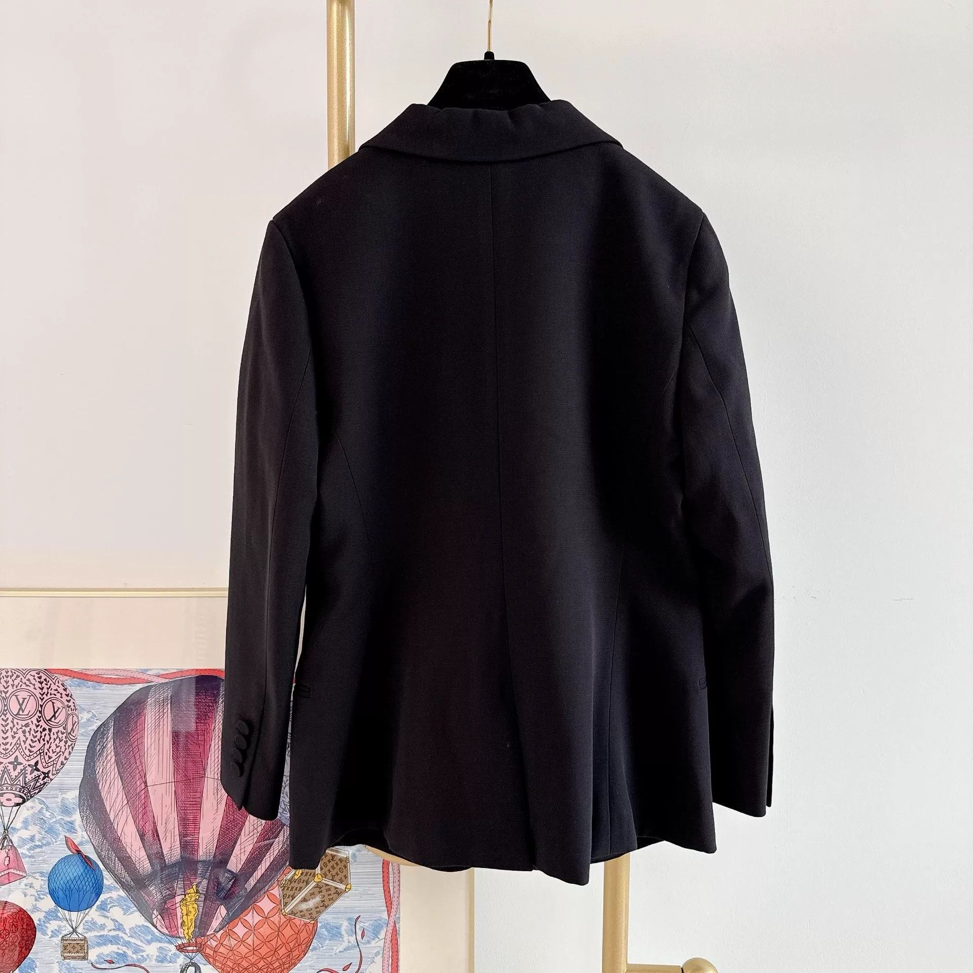 Dior Dior Black Shield Blazer Jacket Size US M / EU 48-50 / 2 - 2 Thumbnail