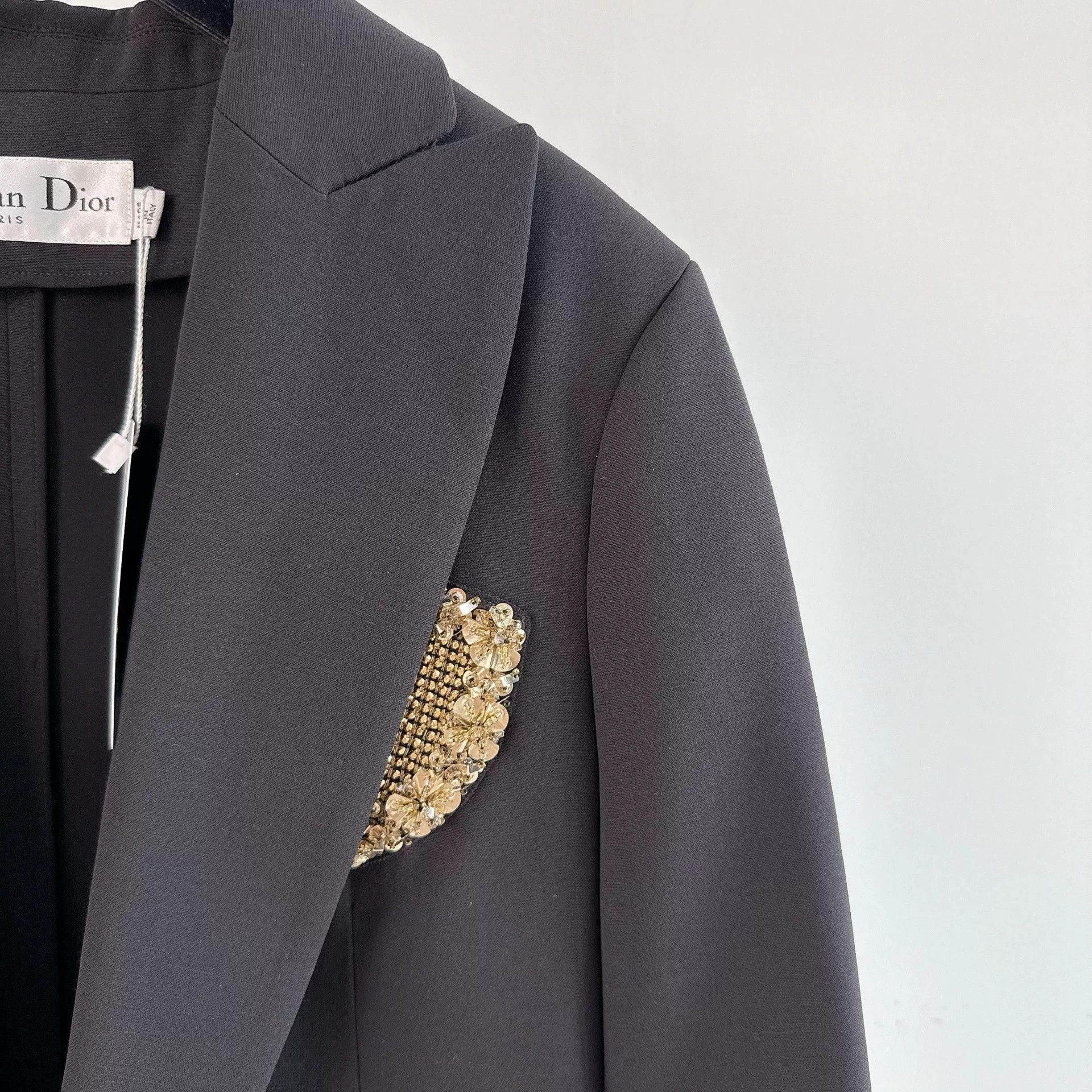 Dior Dior Black Shield Blazer Jacket Size US M / EU 48-50 / 2 - 7 Thumbnail
