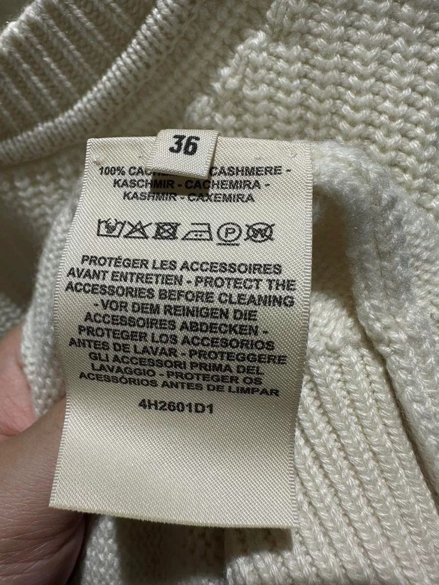 Hermes Hermes Beige Cashmere Knit Sweater New Size US S / EU 44-46 / 1 - 4 Thumbnail