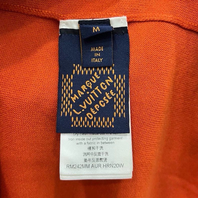 Louis Vuitton Louis Vuitton Orange Coconut Tree Knit Tee Size US M / EU 48-50 / 2 - 6 Thumbnail