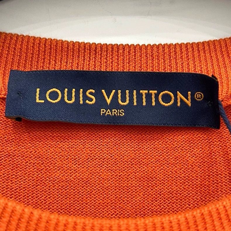 Louis Vuitton Louis Vuitton Orange Coconut Tree Knit Tee Size US M / EU 48-50 / 2 - 5 Thumbnail