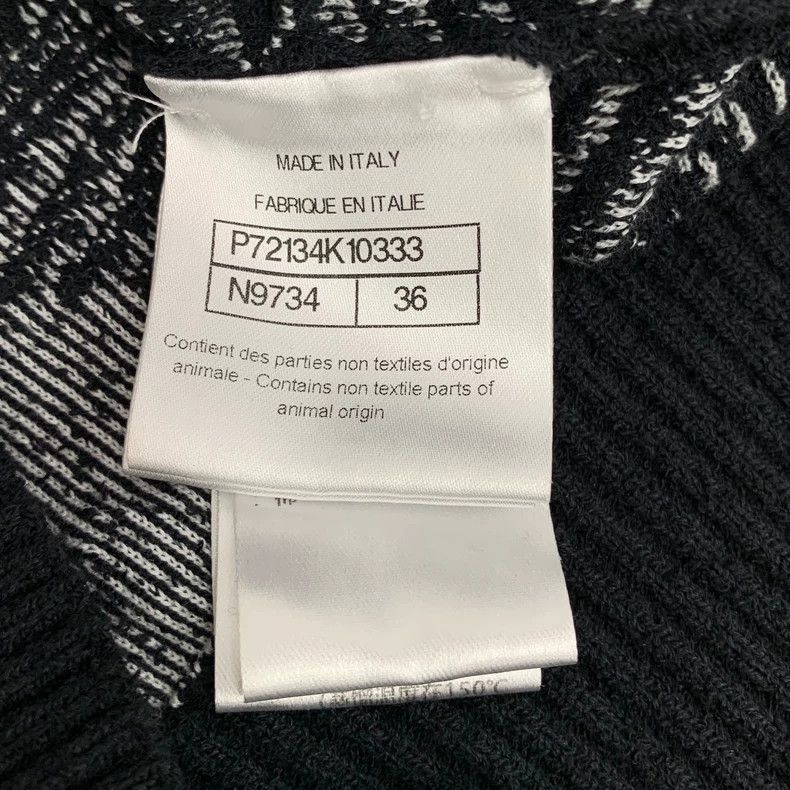 Chanel Chanel Black Lion Firework Knit Hoodie Size US S / EU 44-46 / 1 - 7 Thumbnail
