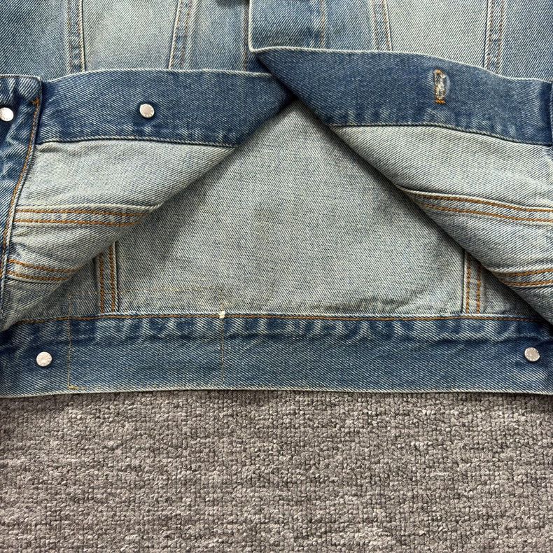 Prada Prada 23 Blue Denim Jacket Size US S / EU 44-46 / 1 - 5 Thumbnail