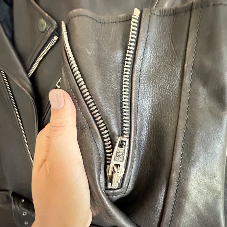 Balenciaga Balenciaga Classic Leather Jacket Size US M / EU 48-50 / 2 - 3 Thumbnail