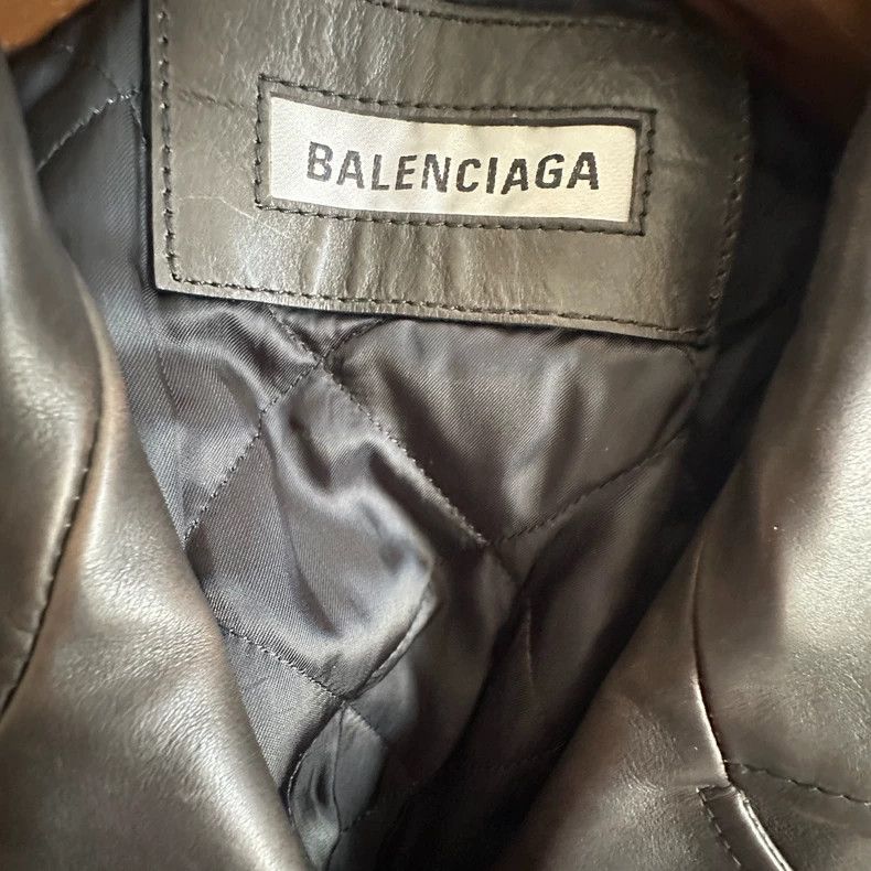 Balenciaga Balenciaga Classic Leather Jacket Size US M / EU 48-50 / 2 - 6 Thumbnail