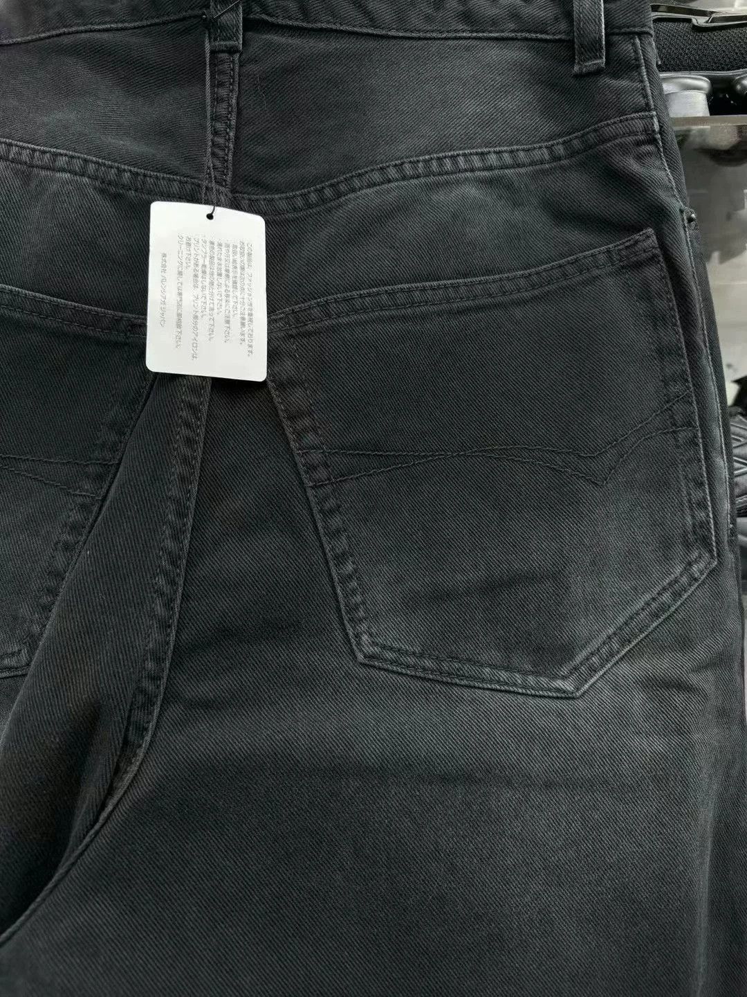 Balenciaga Balenciaga Black Baggy Wide-Leg Jeans Size US 26 / EU 42 - 5 Thumbnail
