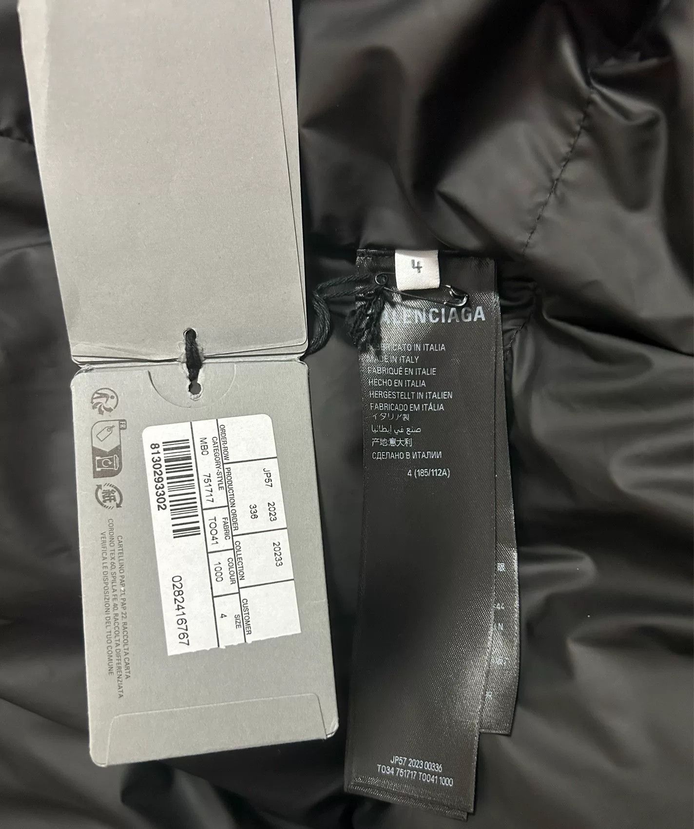 Balenciaga Balenciaga SS23 Letter Print Down Jacket Size US S / EU 44-46 / 1 - 3 Thumbnail