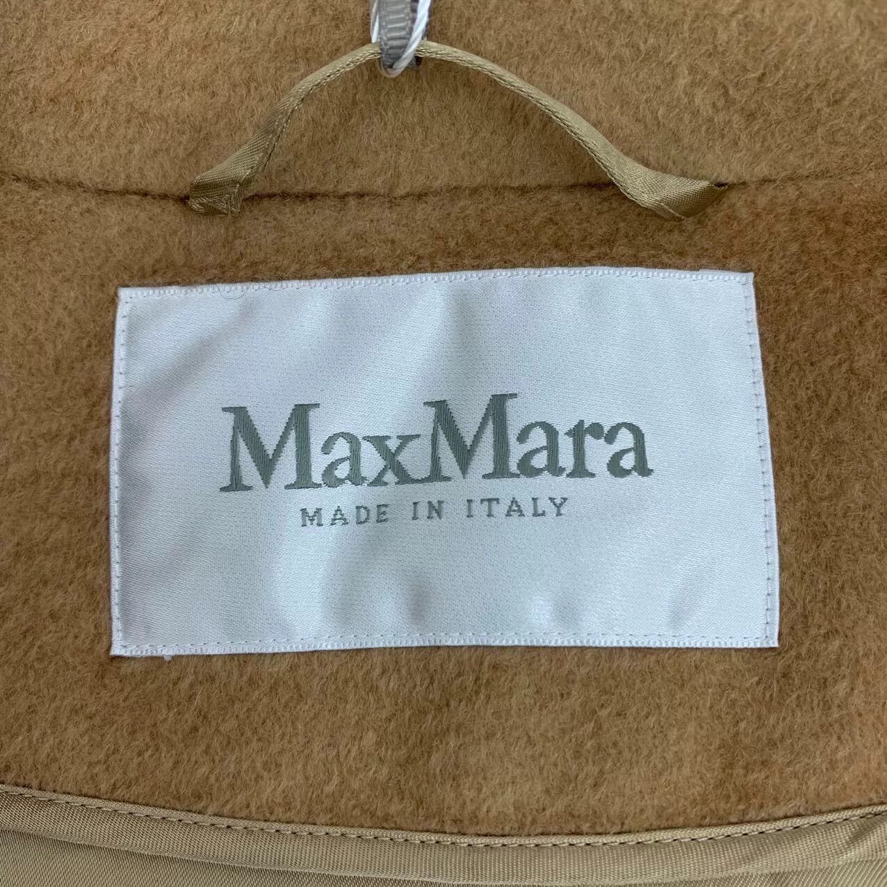 Max Mara maxmara brown camel hair belted coat Size US XS / EU 42 / 0 - 6 Thumbnail