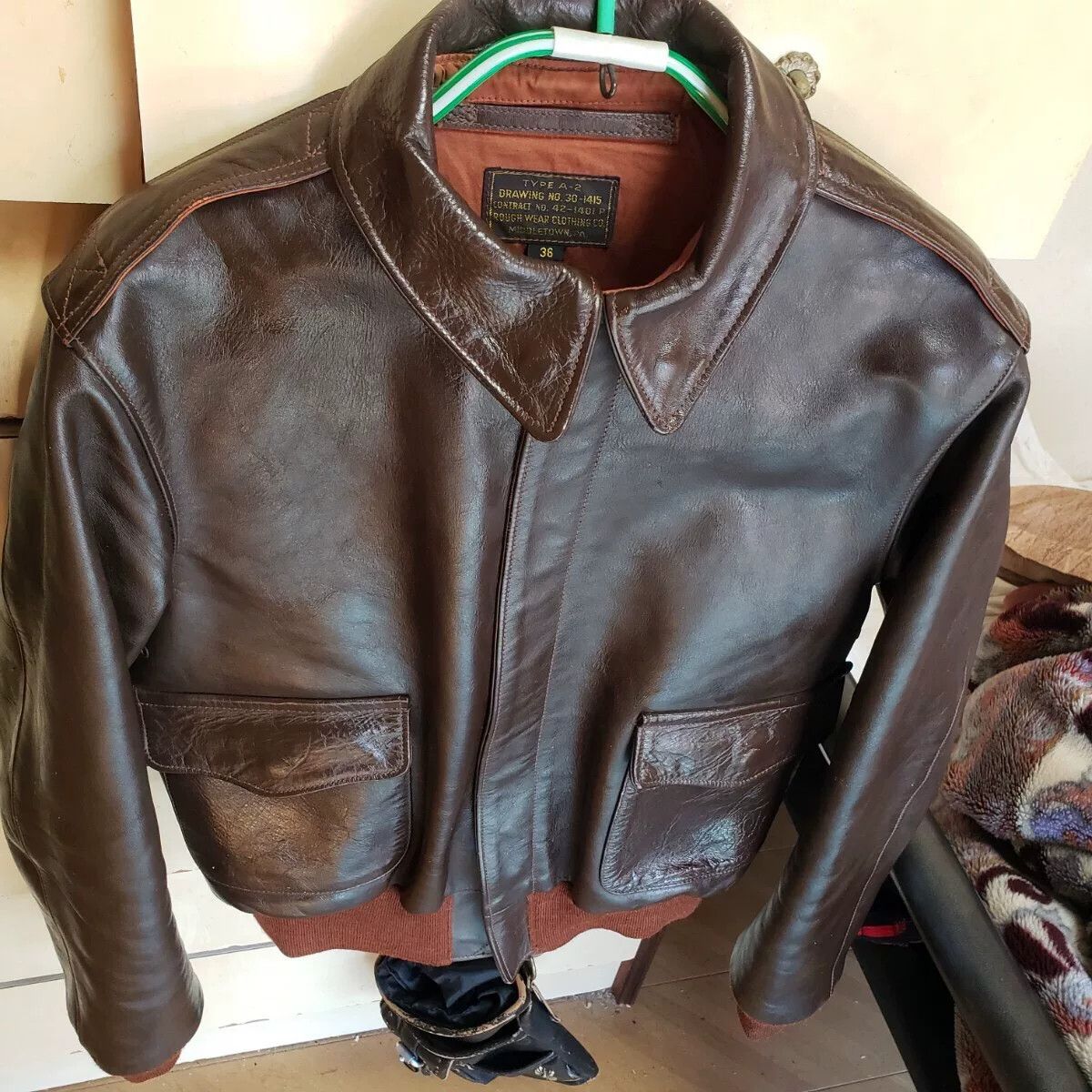 The Real McCoy's the real mccoy's a2 leather jacket Size US S / EU 44-46 / 1 - 7 Thumbnail