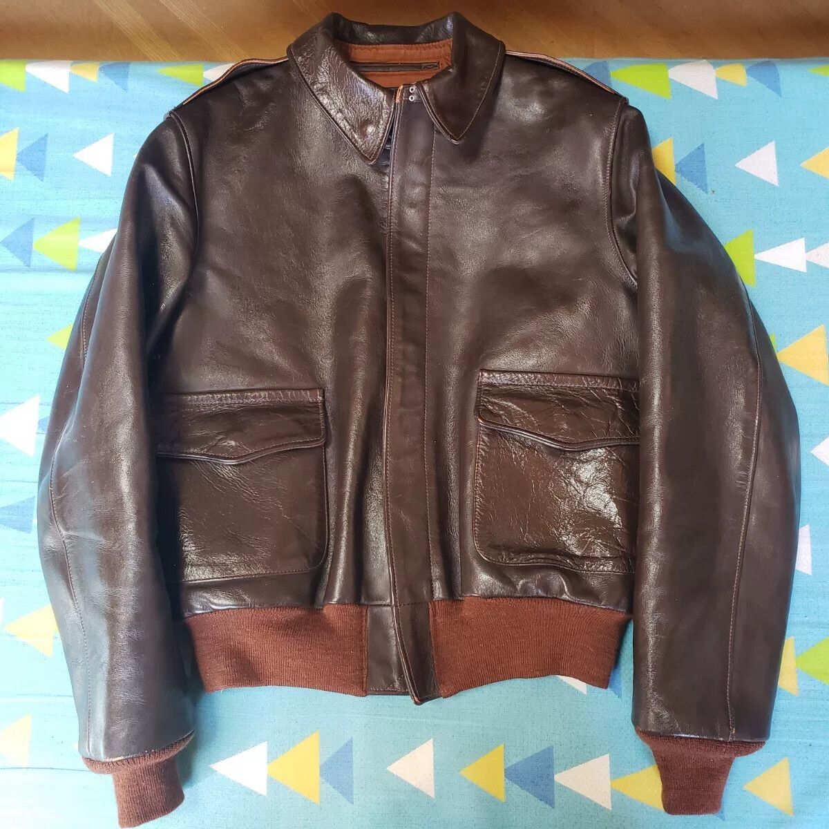 The Real McCoy's the real mccoy's a2 leather jacket Size US S / EU 44-46 / 1 - 6 Thumbnail