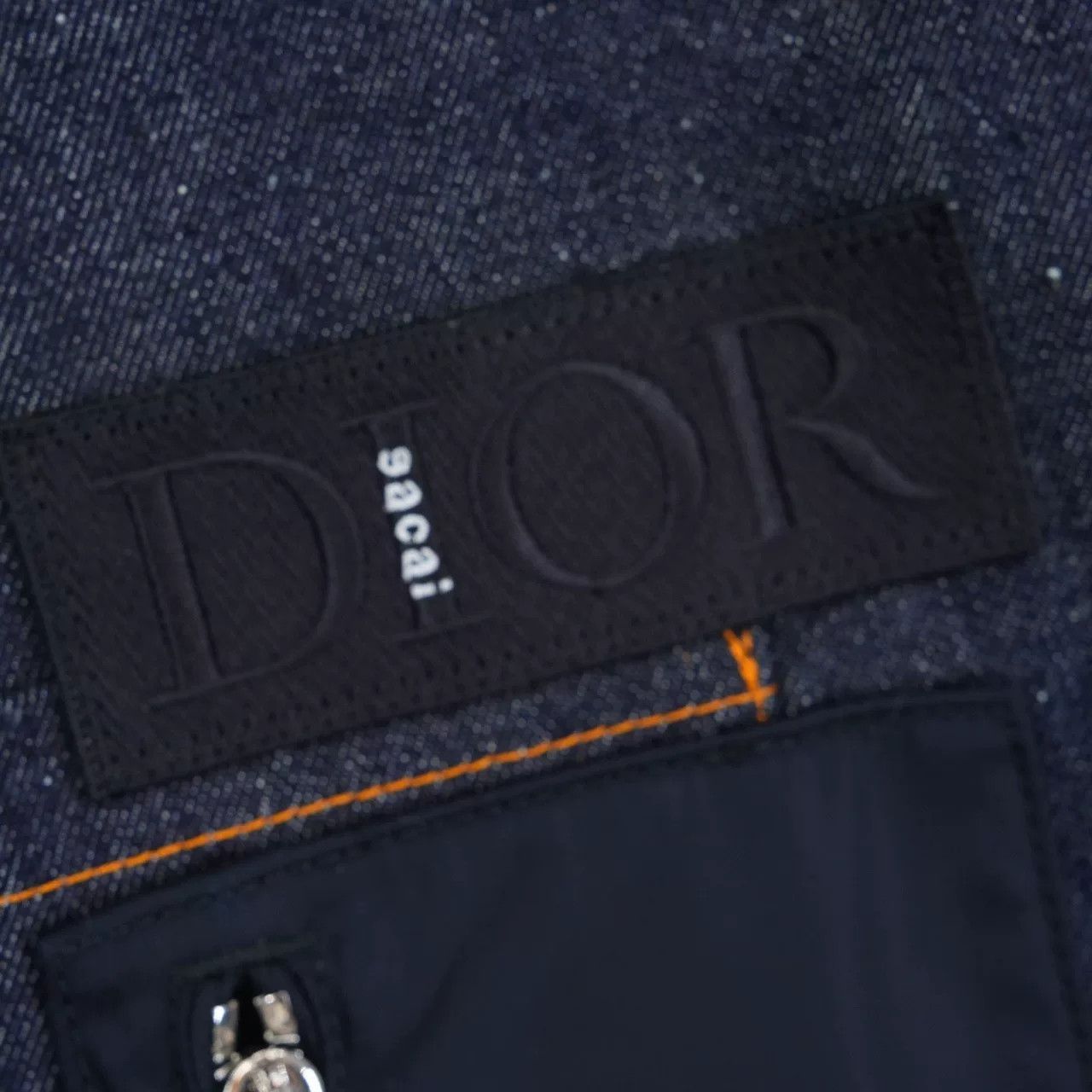 Dior Dior Sacai Denim Jacket Size US L / EU 52-54 / 3 - 5 Thumbnail
