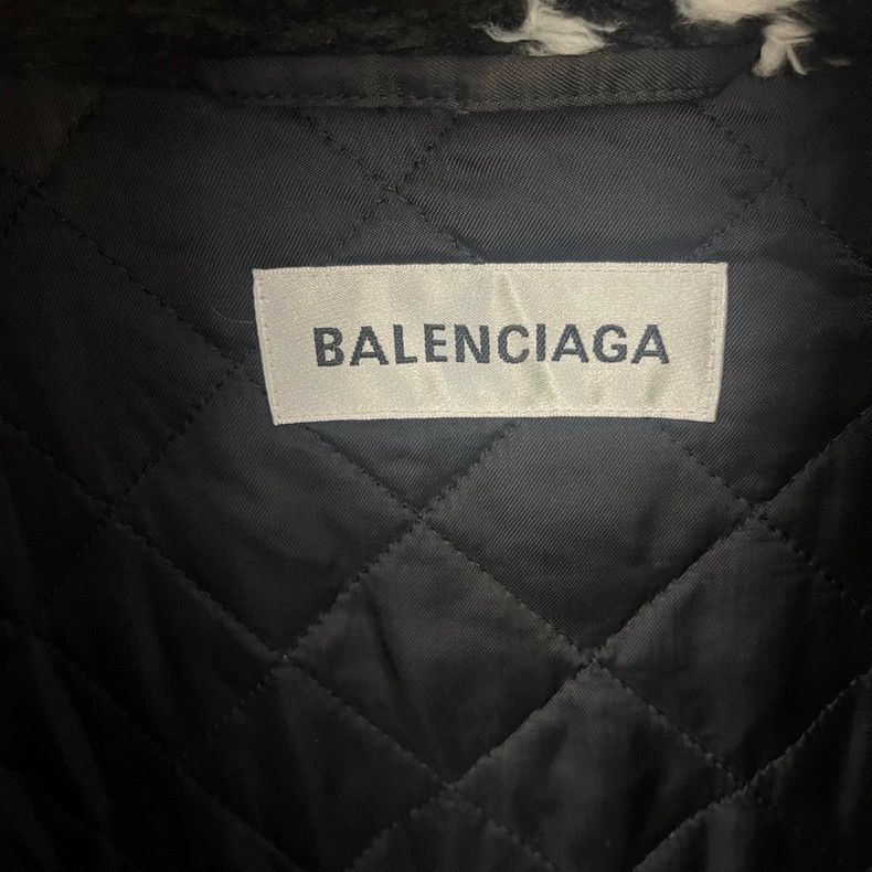 Balenciaga Balenciaga Teddy Fleece Logo Jacket Size US XS / EU 42 / 0 - 5 Thumbnail