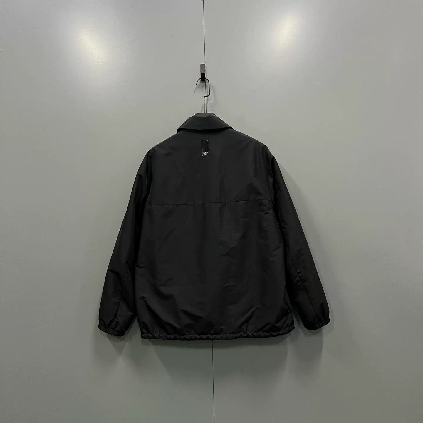Fendi FENDI Black Logo Reversible Cotton Jacket Size US S / EU 44-46 / 1 - 2 Thumbnail