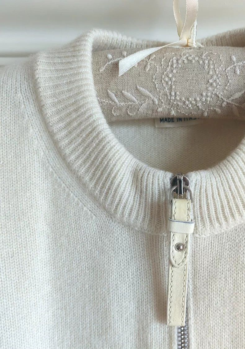 Hermes HERMES Cashmere Zip Cardigan Coat Size US S / EU 44-46 / 1 - 4 Thumbnail