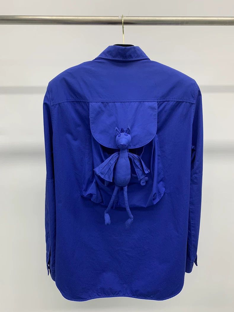 Louis Vuitton Louis Vuitton Blue Doll Shirt Jacket Size US M / EU 48-50 / 2 - 2 Thumbnail