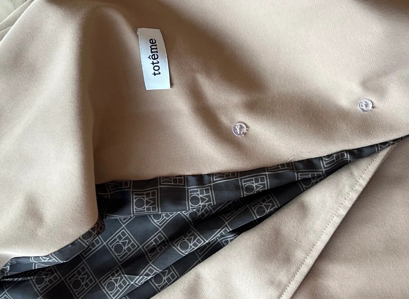 Toteme Toteme Signature Trench Trenchcoat Size XS / US 0-2 / IT 36-38 - 3 Thumbnail