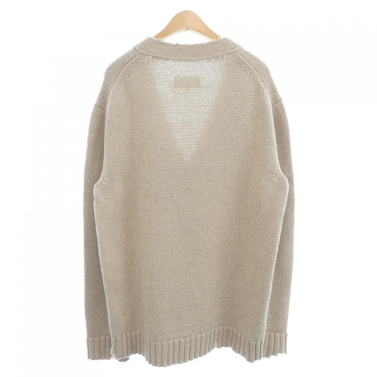 Maison Margiela Maison Martin Margiela Maison Margiela S50GP0276 Wool Cardigan Cotton Tops S50GP0276 DUTY FREE for USA Size ONE SIZE - 2 Thumbnail