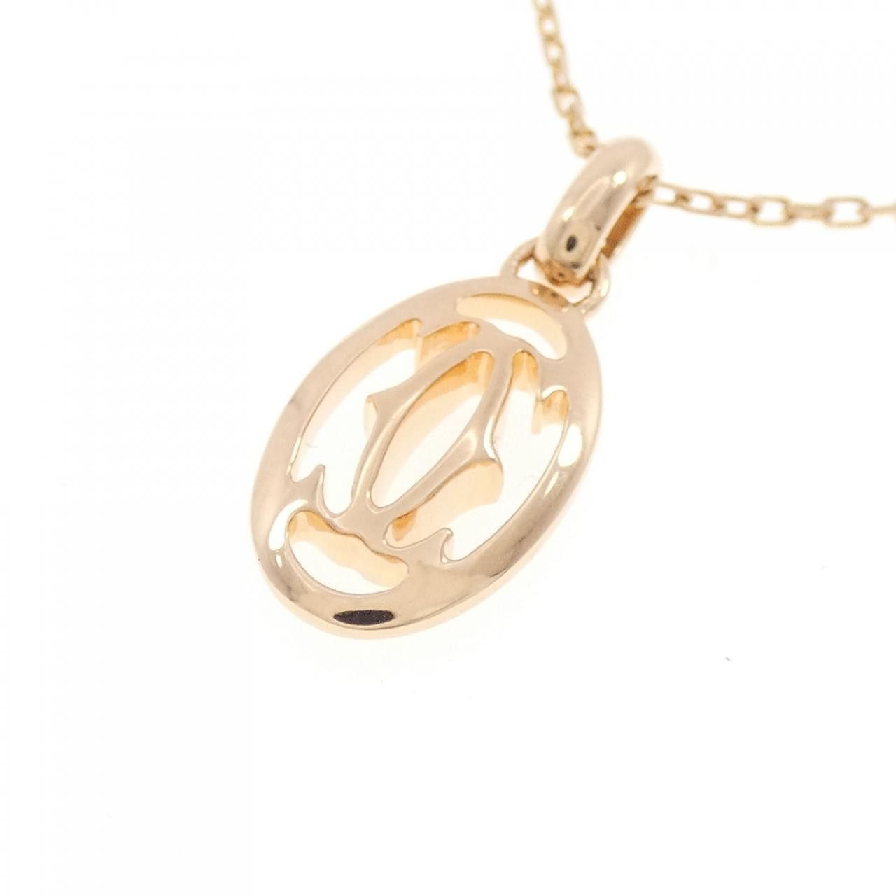 Cartier Cartier Cartier Logo 750 Pink Gold Diamond Necklace Metal Necklace B7219200 DUTY FREE for USA Size ONE SIZE - 4 Thumbnail