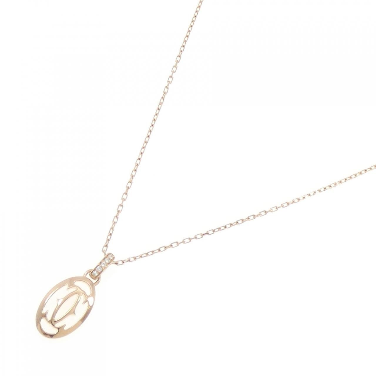 Cartier Cartier Cartier Logo Au750 Necklace Metal Necklace DUTY FREE for USA Size ONE SIZE - 2 Thumbnail