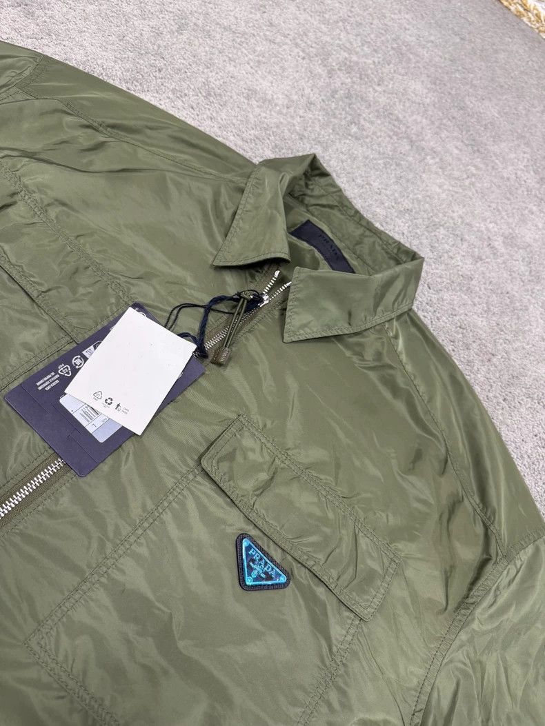 Prada Prada Triangle Logo Shirt Jacket Size US L / EU 52-54 / 3 - 2 Thumbnail